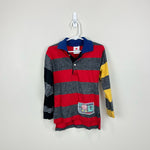 Load image into Gallery viewer, Vintage Mercury Striped Long Sleeve Polo Shirt 8 USA
