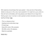 Load image into Gallery viewer, Mini Boden Graphic Crew Sweatshirt Elizabethan Blue Animals Applique 8-9
