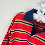 Load image into Gallery viewer, Vintage Healthtex Long Sleeve Striped Polo Shirt 7 USA
