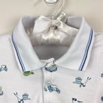 Load image into Gallery viewer, Kissy Kissy Golf Club Blue Bermuda Polo Shirt 4T
