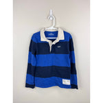 Load image into Gallery viewer, Vineyard Vines Boys' Long Sleeve Rugby Shirt Blue Navy Stripe 7
