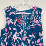 Load image into Gallery viewer, Lilly Pulitzer Girls Essie Dress Tidal Wave It&#39;s Prime Time Large
