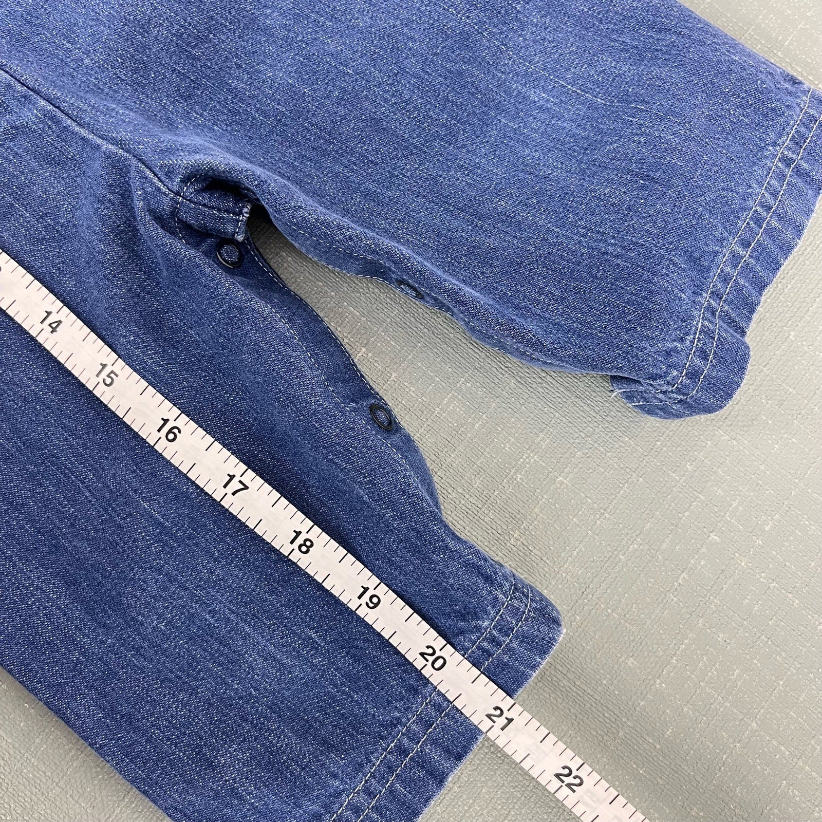 Vintage Lacoste Blue Jean Overalls