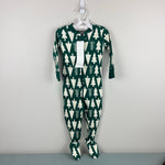 Load image into Gallery viewer, Hanna Andersson Holiday Footed HannaJams Sleeper Winter Green 75 12-18 Months NWT
