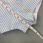 Load image into Gallery viewer, Vintage Monday's Child Blue Stripe Buster Suit Romper 24 Months USA
