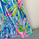 Load image into Gallery viewer, Lilly Pulitzer Girls Pop Up Jungle Hoppin Linn Cold Shoulder Dress Large 8-10
