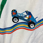 Load image into Gallery viewer, Hanna Andersson Soft Art Baseball Tee Shirt Ecru Rainbow Road Go Karts 140 cm 10

