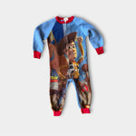 Load image into Gallery viewer, Vintage Toy Story Wood Fleece Pajamas 5T
