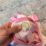 Load image into Gallery viewer, The Beaufort Bonnet Company Sara Jane's Sweet Dream Set Pink Alphabet Stripe 8
