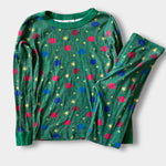 Load image into Gallery viewer, Hanna Andersson Christmas Tree Ornament Long John Pajamas 130 cm 8
