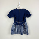 Load image into Gallery viewer, Vintage Sears Navy Blue Dress 5T
