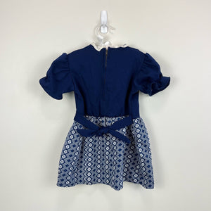 Vintage Sears Navy Blue Dress 5T