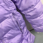 Load image into Gallery viewer, Lands' End Girls Fleece Lined Parka Lilac Breeze M 10-12
