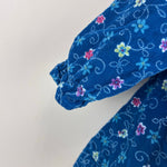 Load image into Gallery viewer, Vintage Gymboree Blue Floral Corduroy Dress Newborn 3-6 Months
