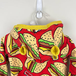 Purl Lamb the Hoodie Company Cheeseburger Playset Romper 6-12 Months