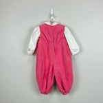 Load image into Gallery viewer, Vintage OshKosh B&#39;gosh Ice Skating Bunny Overalls Set 6-9 Months
