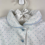 Load image into Gallery viewer, Vintage OshKosh B'gosh White Blue Polka Dot Blouse Shirt 4T USA
