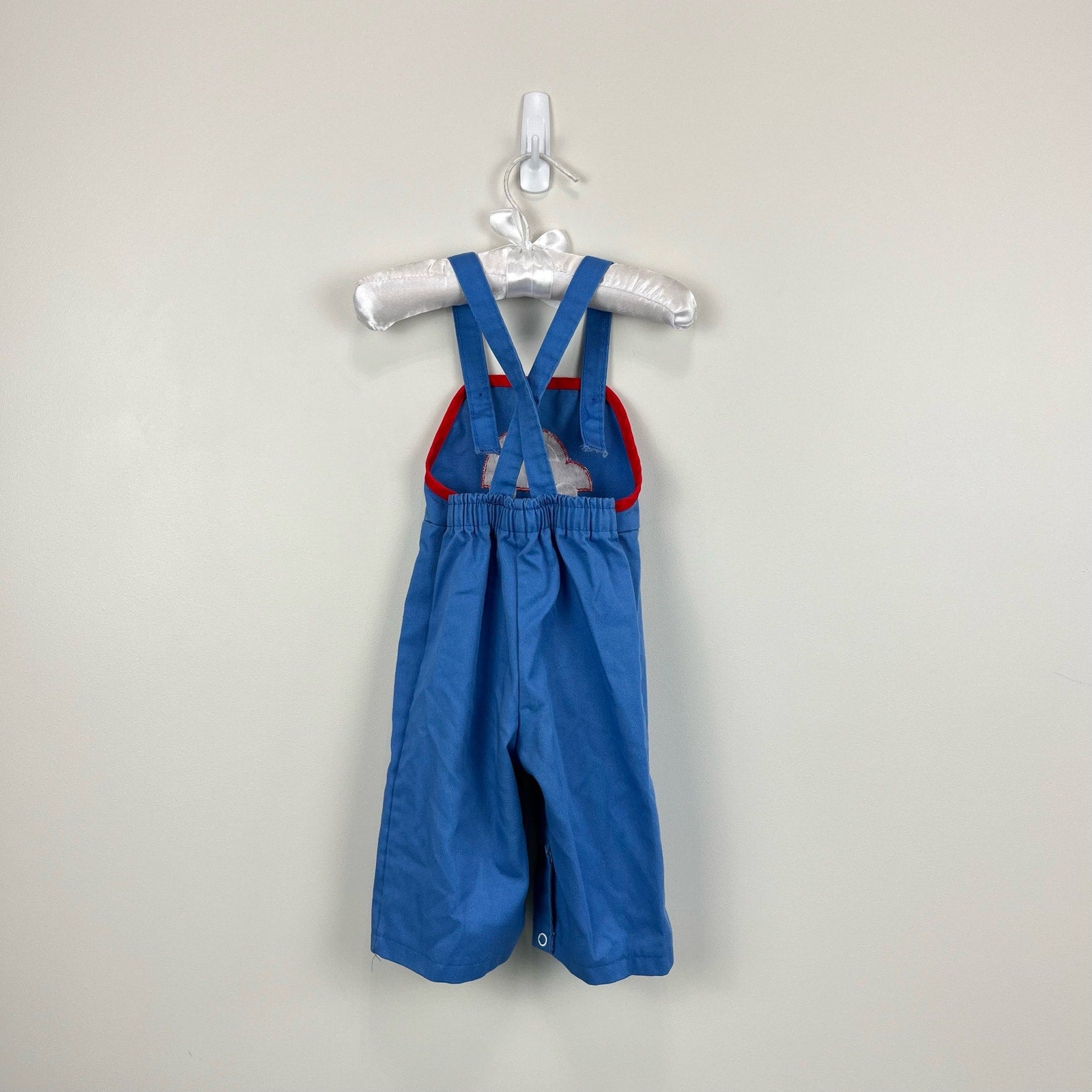 Vintage Blue Car Overalls 6-9 Months