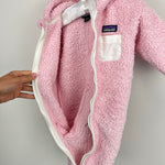 Load image into Gallery viewer, Patagonia Baby Furry Friends Bunting Peaceful Pink 3-6 Months
