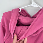 Load image into Gallery viewer, Mini Boden Washed Logo Hoodie Rose Red Blob Fish 8-9
