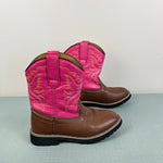 Load image into Gallery viewer, Itasca Girls Western Buckaroo Cowboy Boots Deputy Pink 4
