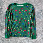 Load image into Gallery viewer, Hanna Andersson Christmas Tree Ornament Long John Pajamas 130 cm 8
