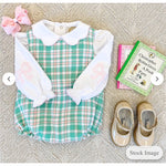 Load image into Gallery viewer, The Beaufort Bonnet Company Brooksy Bubble Set Putney Plaid 6-12 Months NWT
