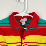 Load image into Gallery viewer, Vintage McKids Striped Polo Shirt 7 USA
