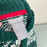 Load image into Gallery viewer, Tahari Festive Green Fair Isle Cardigan Sweater 18 Months
