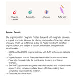 Load image into Gallery viewer, Magnetic Me Pastel Paint Splatter Organic Cotton Footie 3-6 Months
