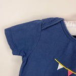 Load image into Gallery viewer, Mini Boden Short Sleeve Applique Party Pig T-Shirt 2-3
