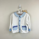 Load image into Gallery viewer, Vintage Gymboree Polar Bear Paw Print Cardigan XS 9-18 Months NWT
