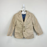 Load image into Gallery viewer, Crewcuts Boys Thompson Suit Jacket and Pants Khaki 3T NWT
