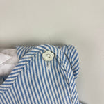 Load image into Gallery viewer, Vintage Tiny Tots Original Seersucker Ruffle Dress Set 4T
