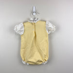 Load image into Gallery viewer, Vintage Carter's Yellow Floral Lace Ruffle Romper 18 Months USA

