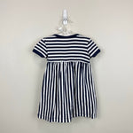 Load image into Gallery viewer, Hanna Andersson Short Sleeve Striped Play Dress 85 cm 2T
