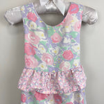 Load image into Gallery viewer, Vintage Floral Ruffle Overalls Baby Girl
