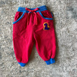 Load image into Gallery viewer, Vintage OshKosh B&#39;gosh Red Dinosaur Pants 24 Months USA
