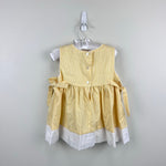 Load image into Gallery viewer, Vintage Samara Yellow Striped Flower Butterfly Dress 2T
