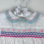Load image into Gallery viewer, Mini Baby Boden Smocked White Eyelet Dress 6-12 Months
