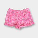 Load image into Gallery viewer, Lilly Pulitzer Girls Pink Pull On Ruffle Shorts Large 8-10
