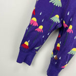 Load image into Gallery viewer, Hanna Andersson Purple Hedgehog Flower Pajamas 60 cm 6-9 Months
