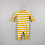 Load image into Gallery viewer, Hanna Andersson Yellow Striped Pajamas 50 cm 0-3 Months
