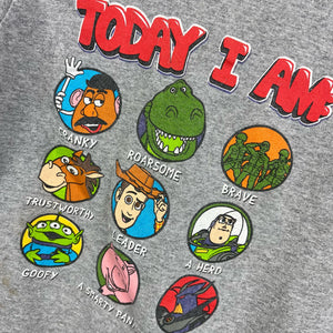 Toy Story Today I Am Short Sleeve Gray Tee 4T