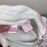 Load image into Gallery viewer, Vintage OshKosh B'gosh Pink White Alphabet Mouse Footie Coverall 6-9 Months

