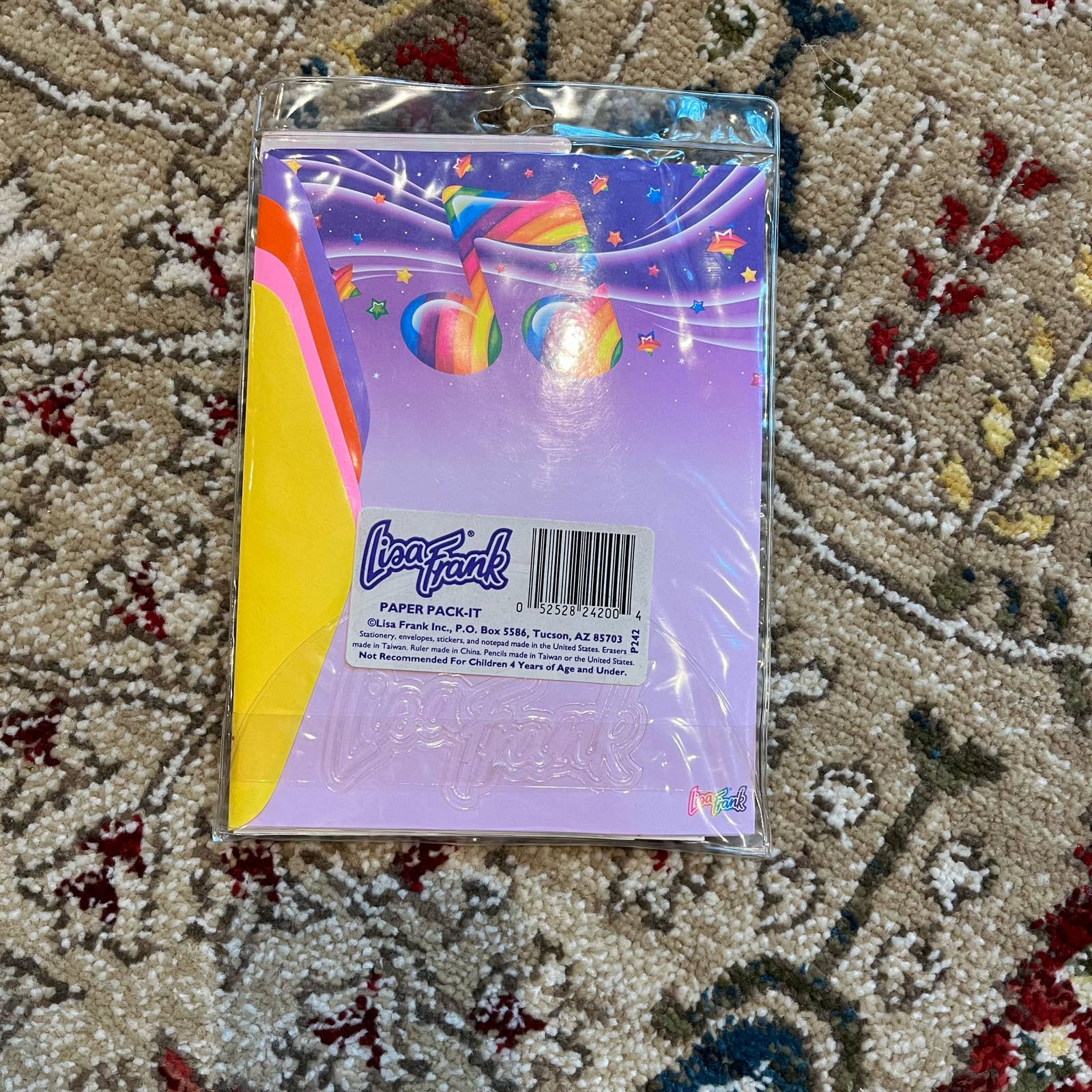 Vintage Lisa Frank Paper Pack-It Piano Stationary Set NWT