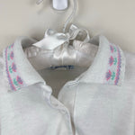 Load image into Gallery viewer, Vintage OshKosh B'gosh Short Sleeve White Flower Top 4T USA
