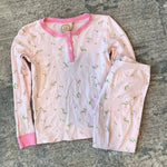 Load image into Gallery viewer, The Beaufort Bonnet Company Sara Jane's Sweet Dream Set Pink Alphabet Stripe 8
