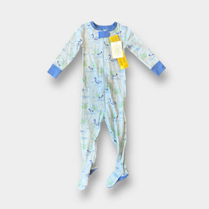The Beaufort Bonnet Company Knoxs Night Night Blue Ducks 18-24 Months NWT