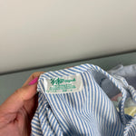 Load image into Gallery viewer, Vintage Tiny Tots Original Seersucker Ruffle Dress Set 4T
